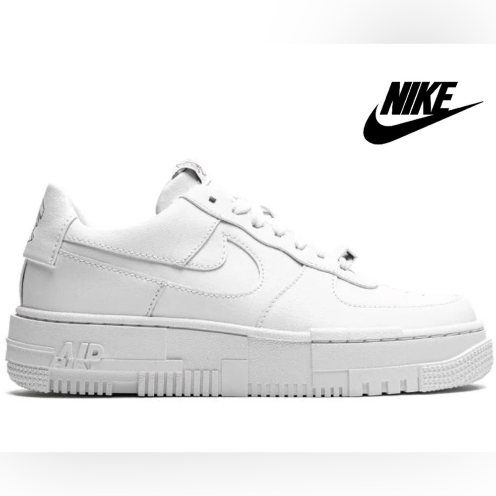 Nike All-White Air Force 1 Sneakers